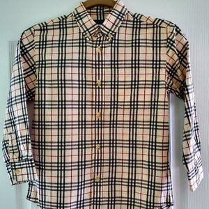 Boy's or Girl's Burberry Novo Check Shirt, Size 8